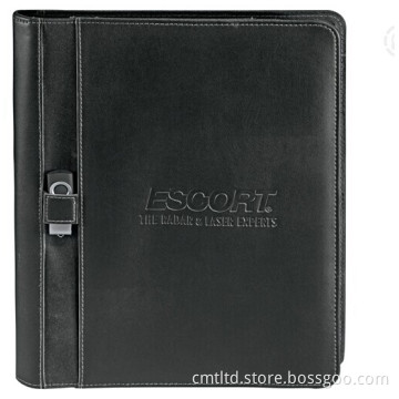 Leather Flash Disk, Promotion Leather Notebook USB, Embossed Leather USB   (LE043)